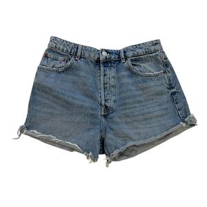 Zara Blue Denim 90s Shorts